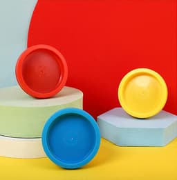 Babies & more Play Dough - 3 Pcs Set - Creative Play Toy - Yellow,Blue,Red
