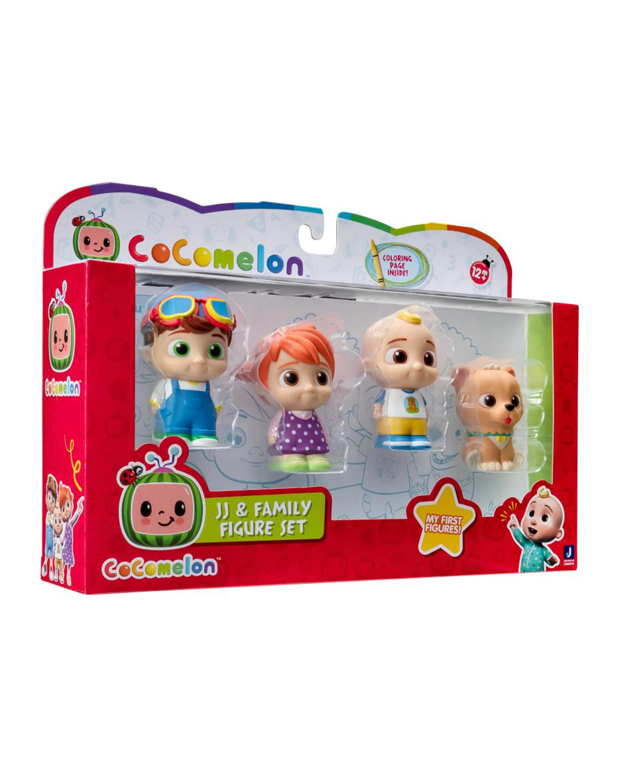 Cocomelon JJ & Family 4 Figure Pack - Multicolor