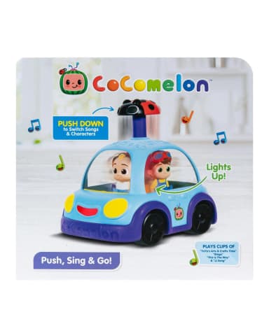 Cocomelon Push & Sing Vehicle - Multicolor thumbnail 3