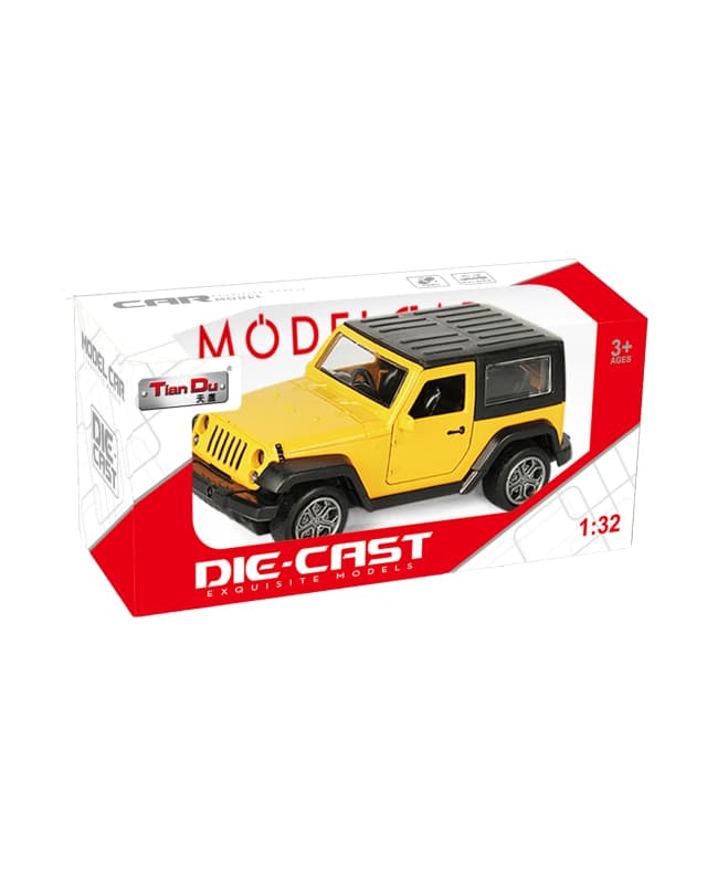 Babies & more 1:32 Die-Cast Car With Light & Sound - Toy Vehicle - Yellow,Green Black,Rec thumbnail 3