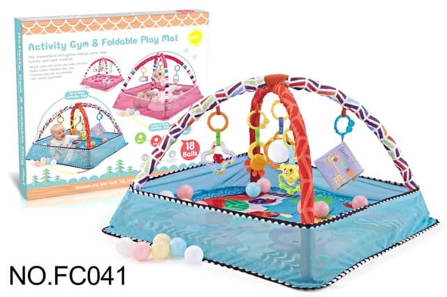 Babies & more Baby Playgym - Blue - Baby Activity Toy thumbnail 1