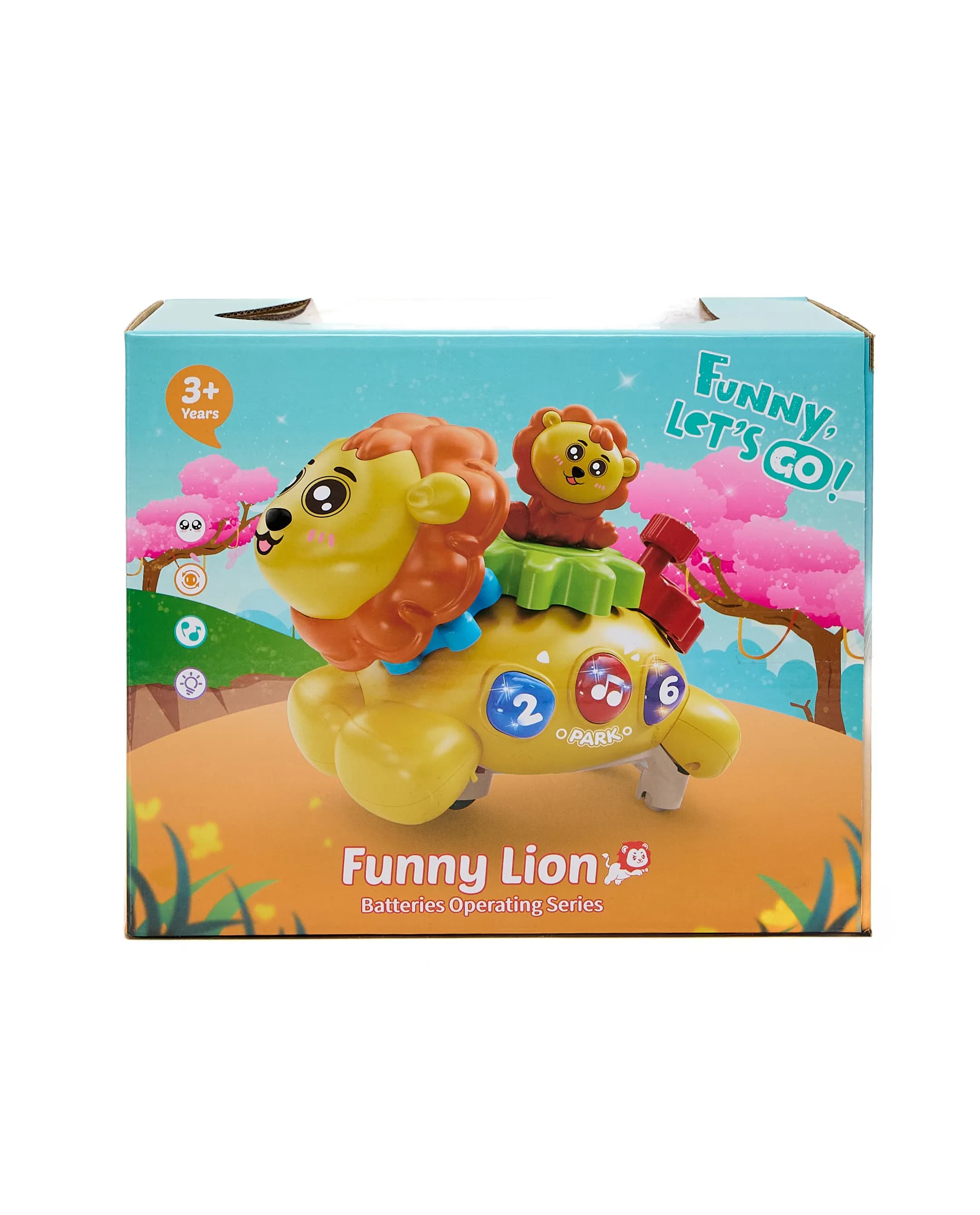 Babies & more B/O Lion With Light And Music - Multicolor thumbnail 2