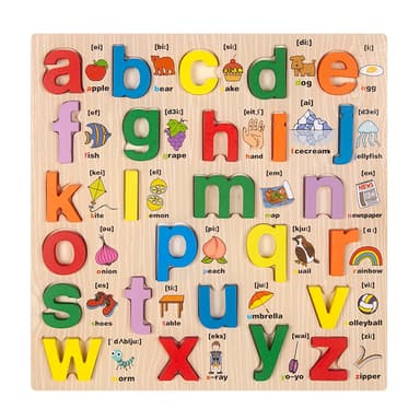 Babies & more Alphabets & Numbers Wooden Toys - Educational Learning Toy - Multicolor thumbnail 2