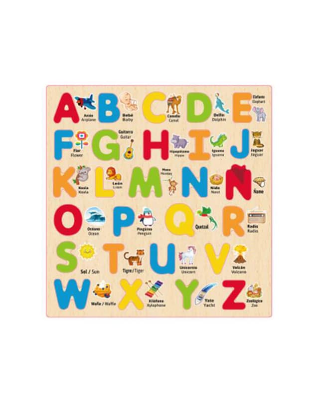 Babies & more Alphabets & Numbers Wooden Toys - Educational Learning Toy - Multicolor thumbnail 1