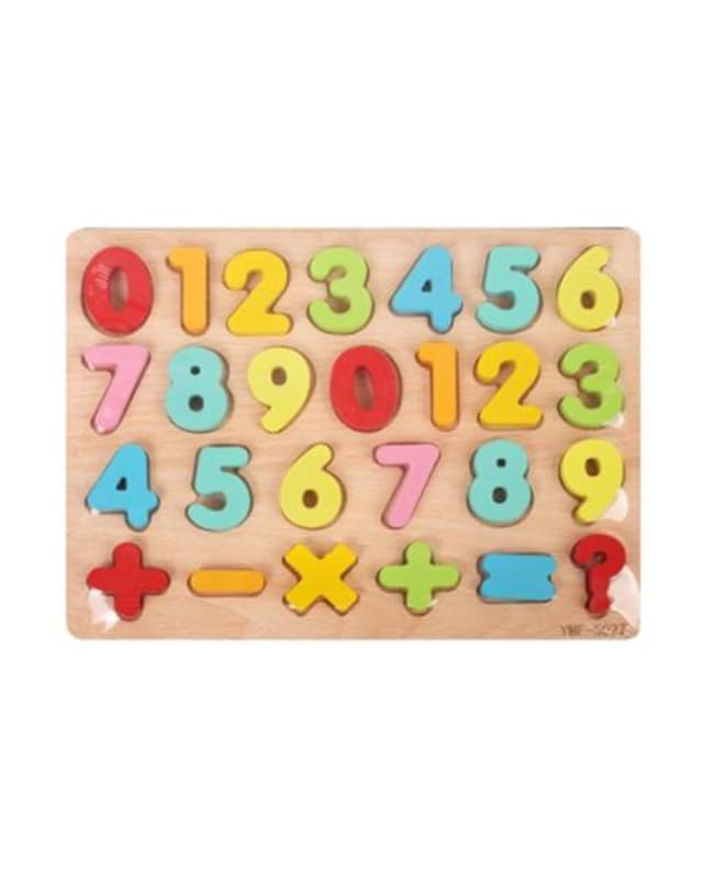 Babies & more Alphabets & Numbers Wooden Toys - Educational Learning Toy - Multicolor thumbnail 3