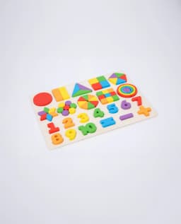 Babies & more Wooden Toys - Shape Sorting - Educational Toy - Multicolor