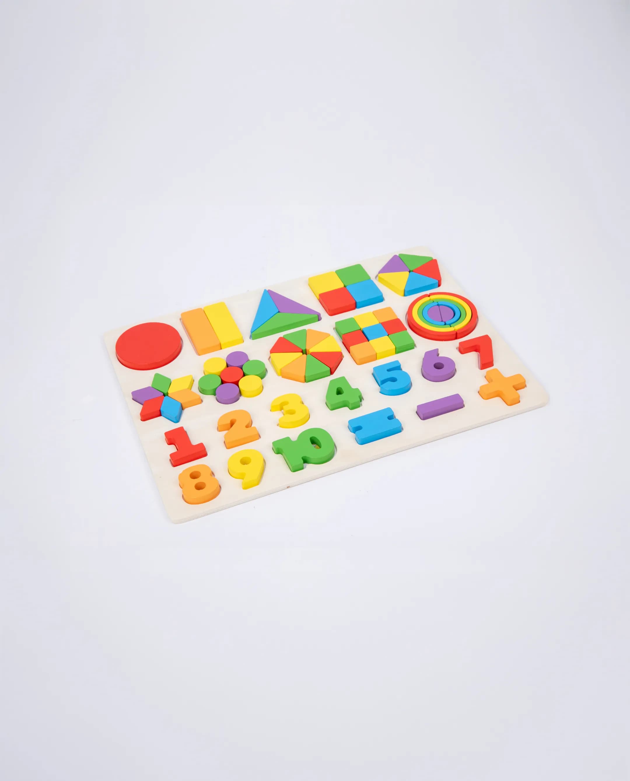 Babies & more Wooden Toys - Shape Sorting - Educational Toy - Multicolor