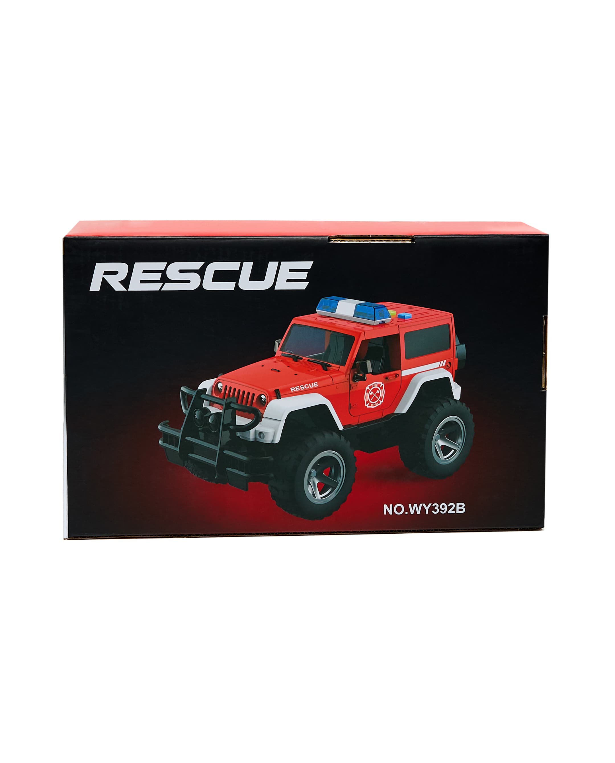 1:16 Friction Police Car with Light & Sound Red thumbnail 2
