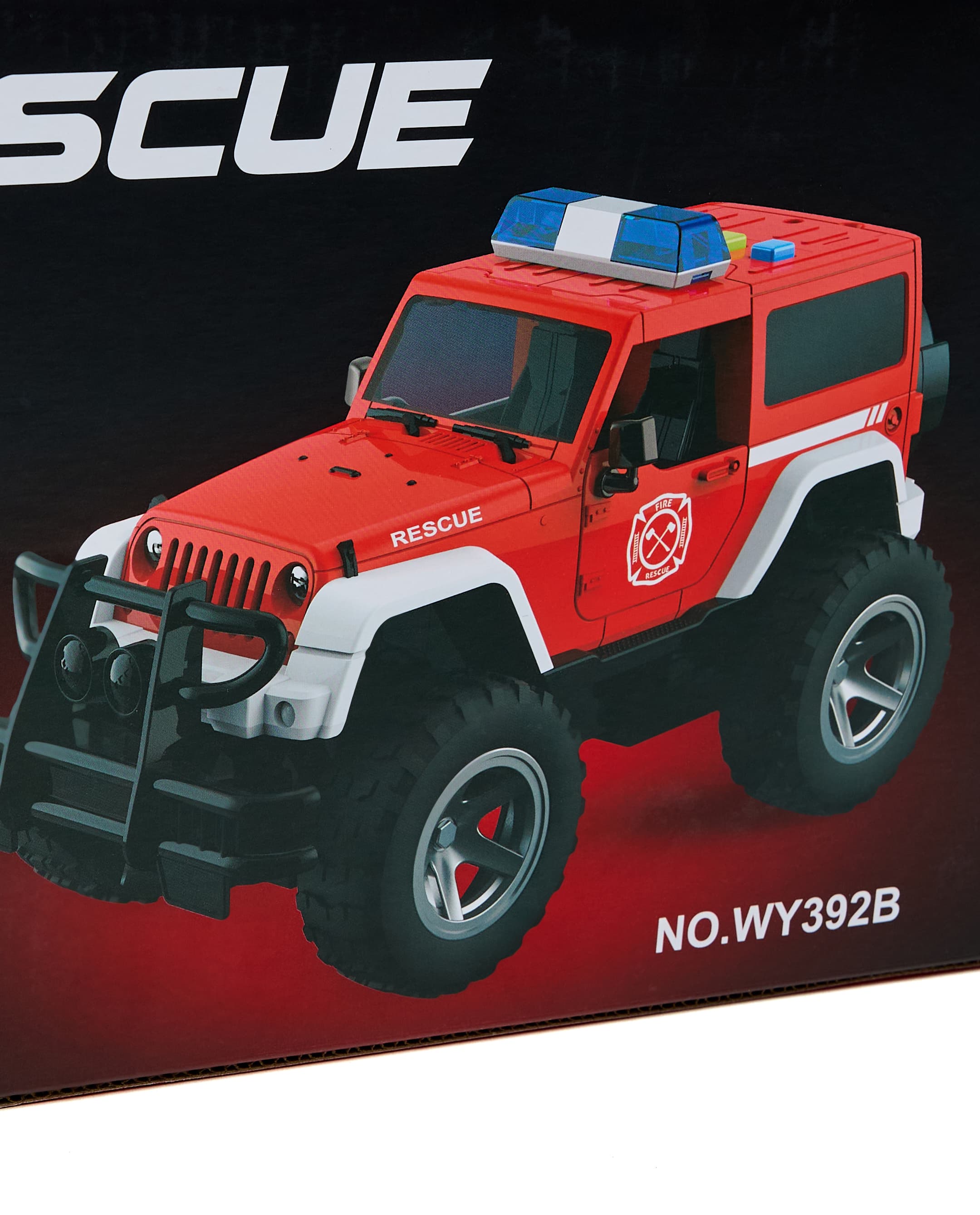 1:16 Friction Police Car with Light & Sound Red thumbnail 5