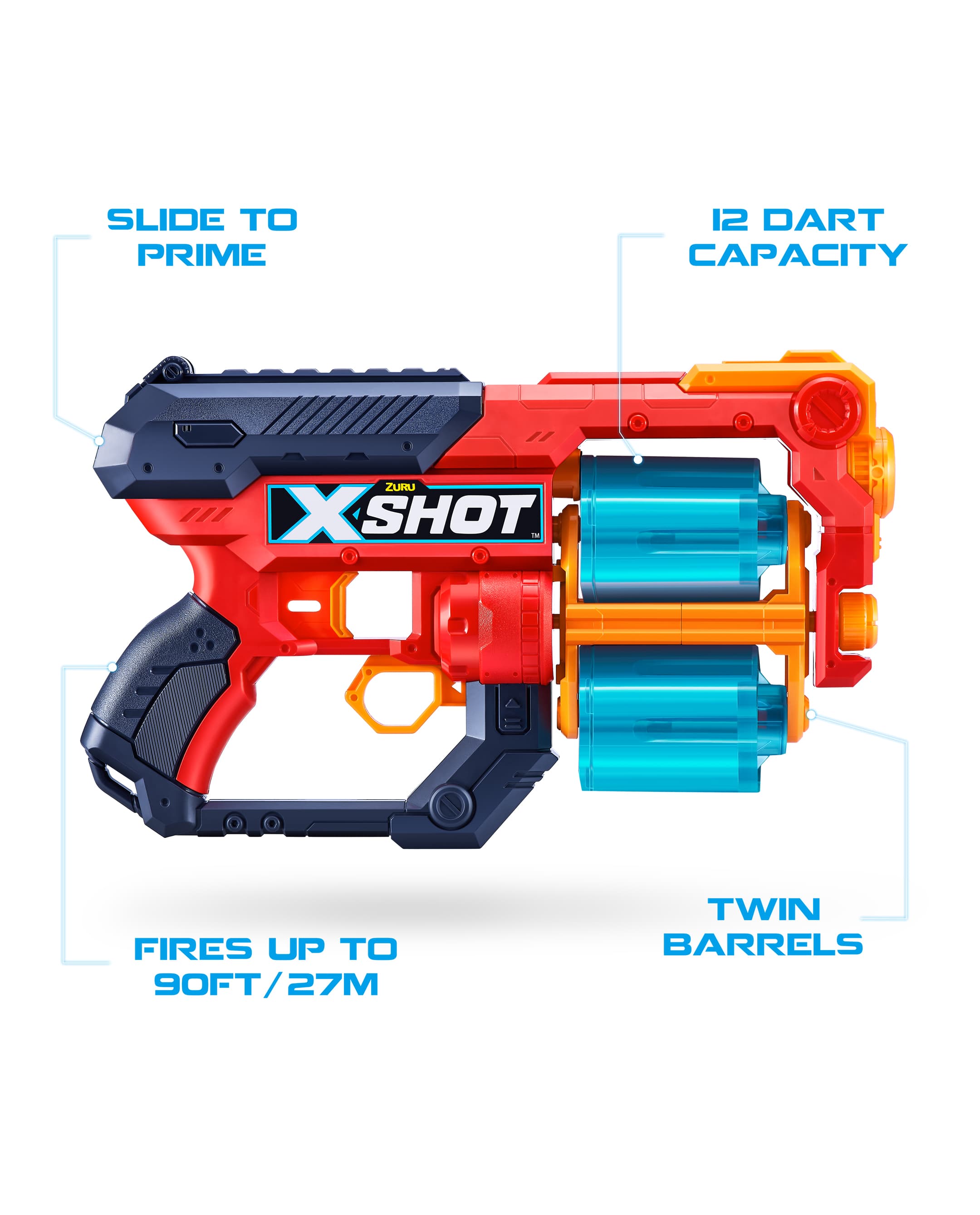X-Shot Excel Xcess Tk-12 (16Darts) - Multicolor thumbnail 2