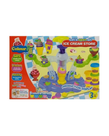 Babies & more Colored Clay Set - Ice Cream Theme - Creative Play Toy - Multicolor thumbnail 1