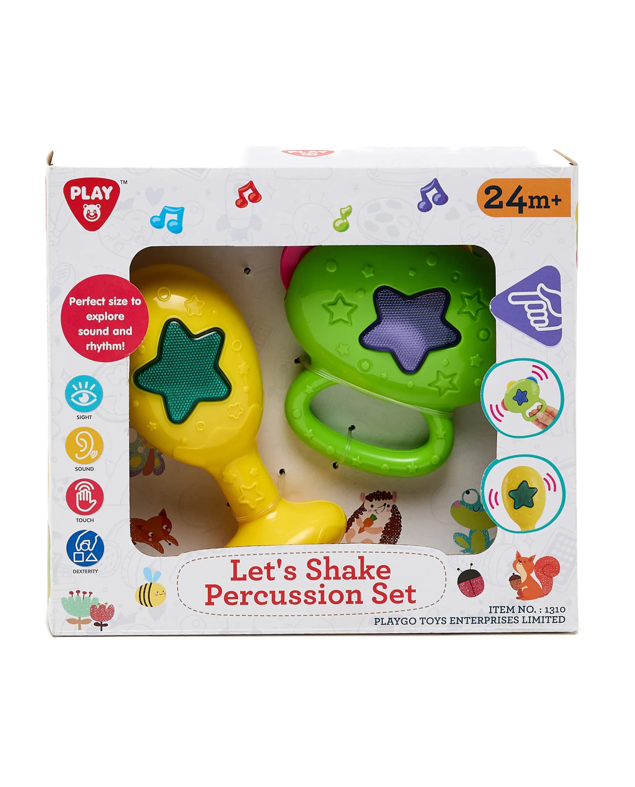 Babies & more Attractive and engaging Let's Shake Percussion SET for kids - Multicolor