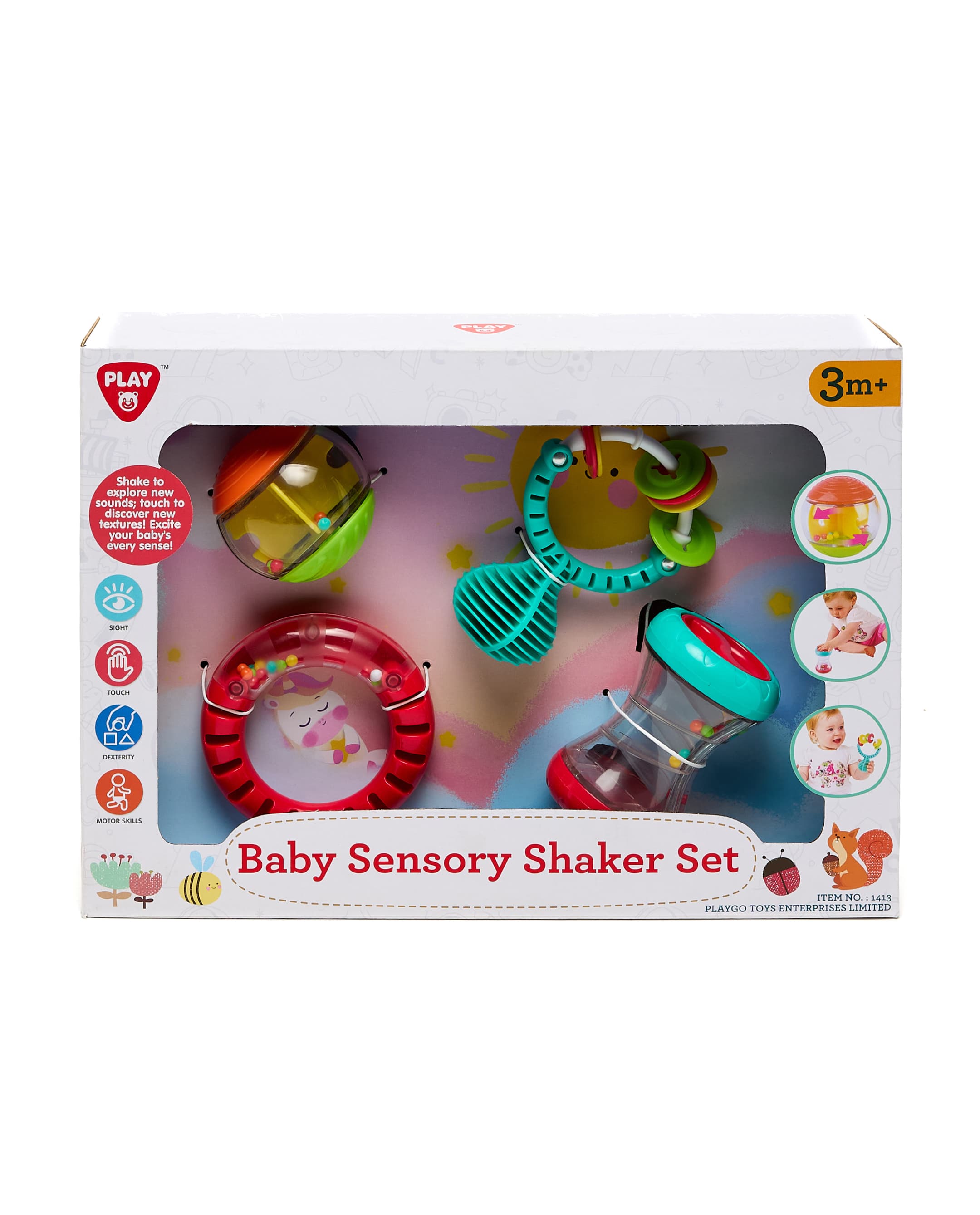 Babies & more Attractive and engaging Cancel - Baby Sensory Shaker SET for kids - Multicolor