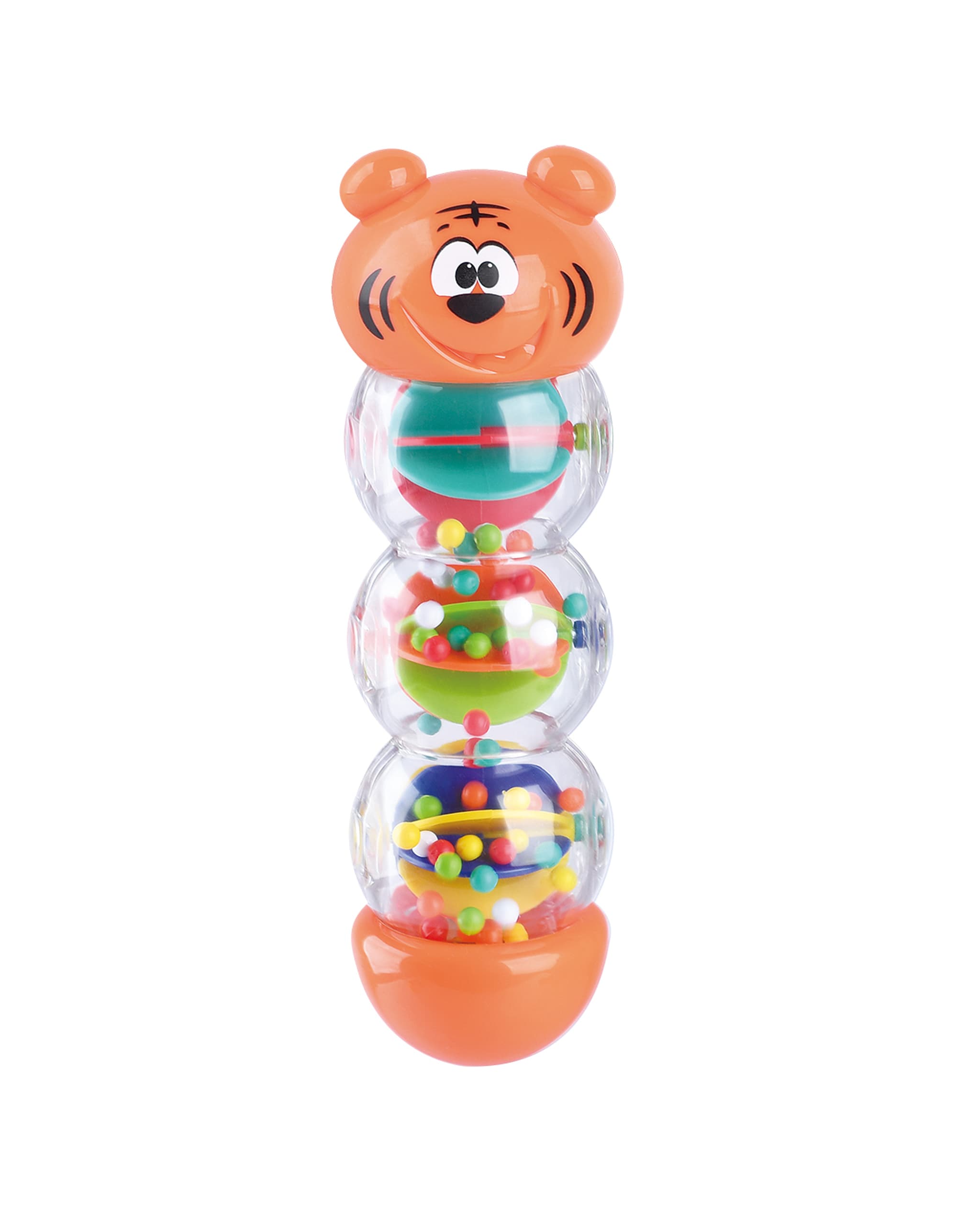 Play-Go Curious Tiger Baby Rattle Toy