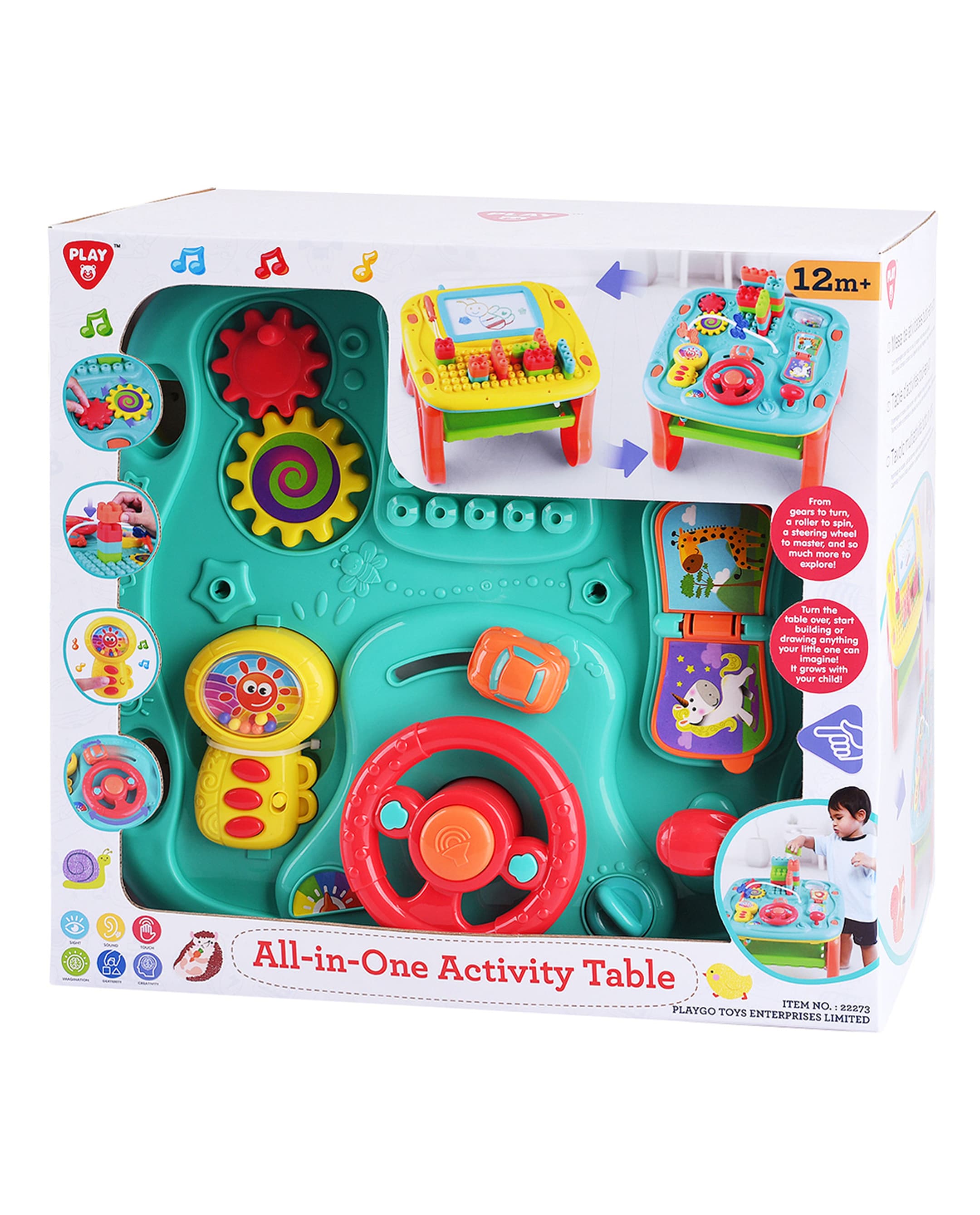 Play-Go All-In-One Activity Table Learning Toy thumbnail 2