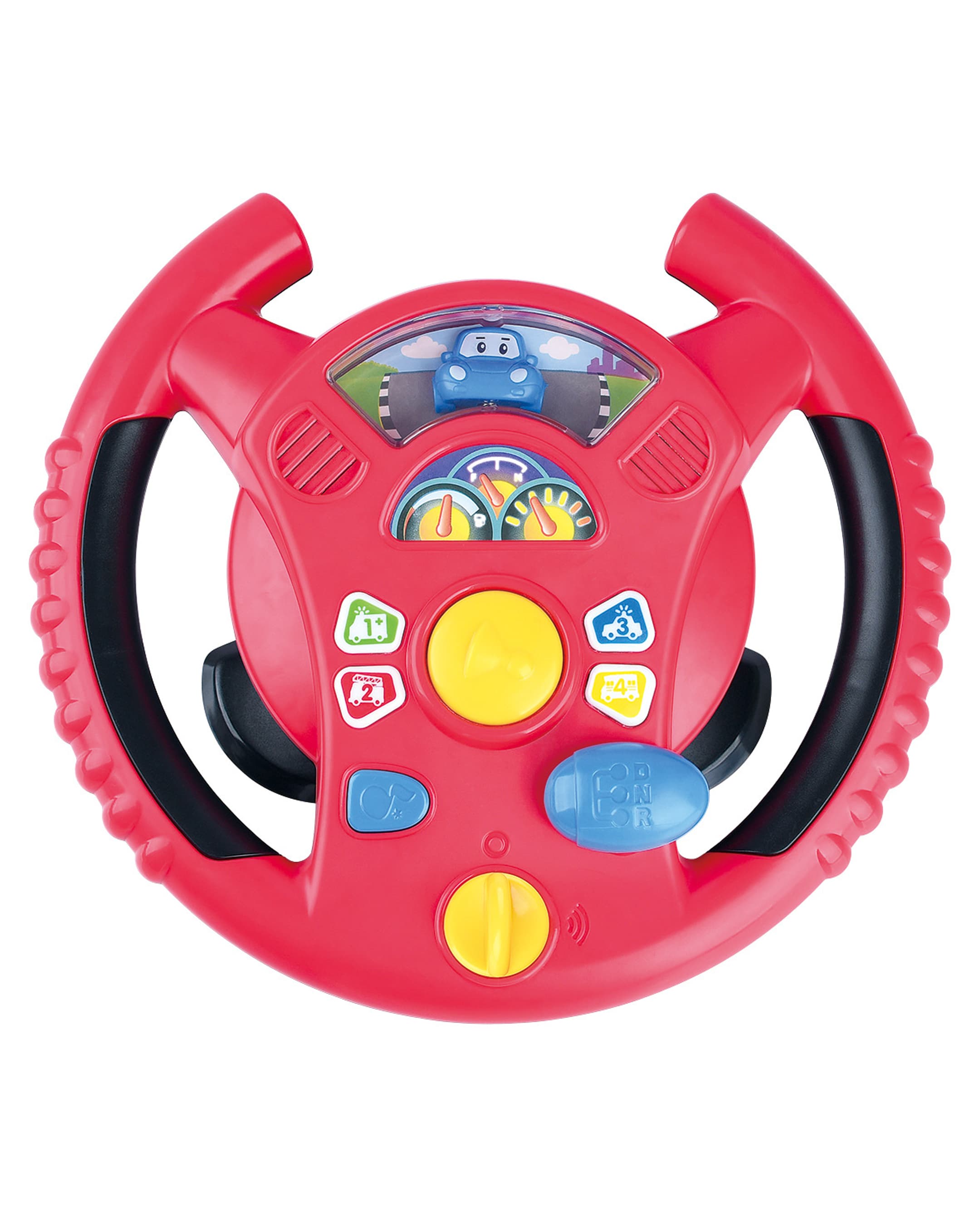 Play-Go Musical Steering Wheel Pretend Play Toy