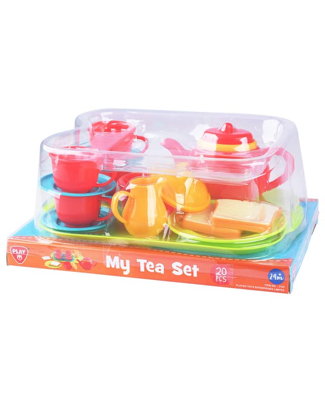 Play-Go My Tea Set Pretend Play Toy thumbnail 2