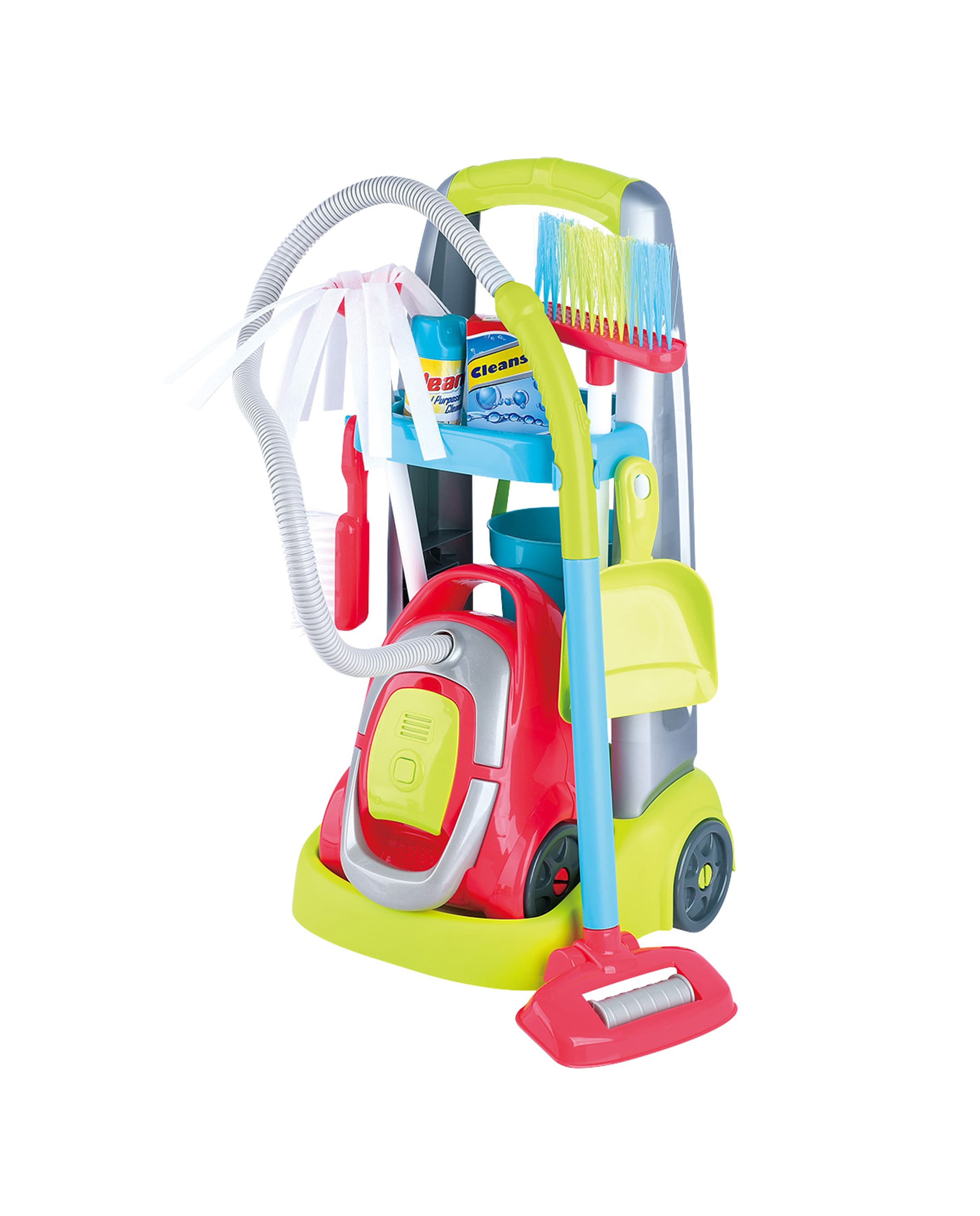 Play-Go House Cleaning Trolley Pretend Play Set