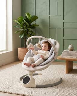 Olive Baby Swing - Beige