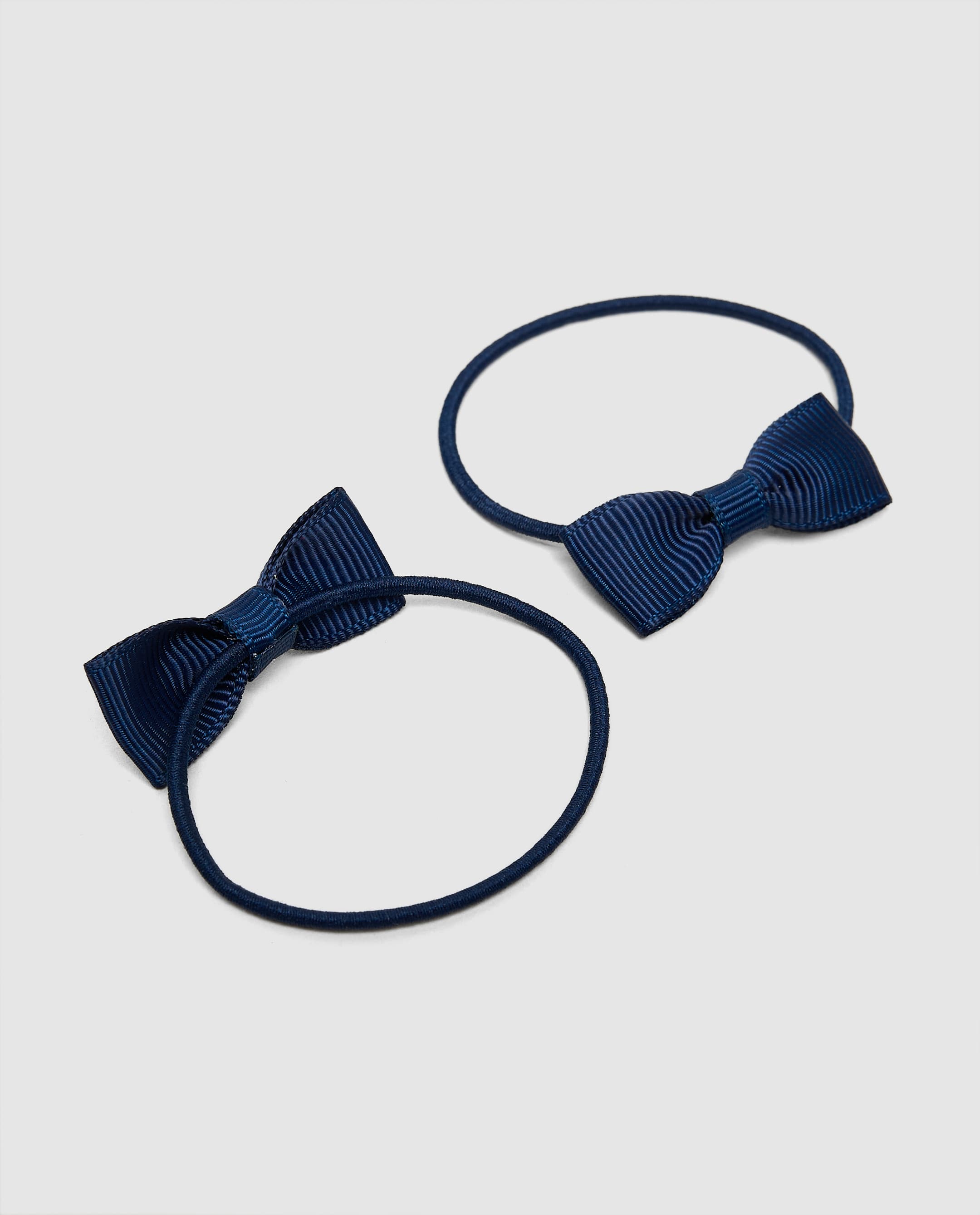 Bow Hair Tie Multipack 1,Navy thumbnail 4