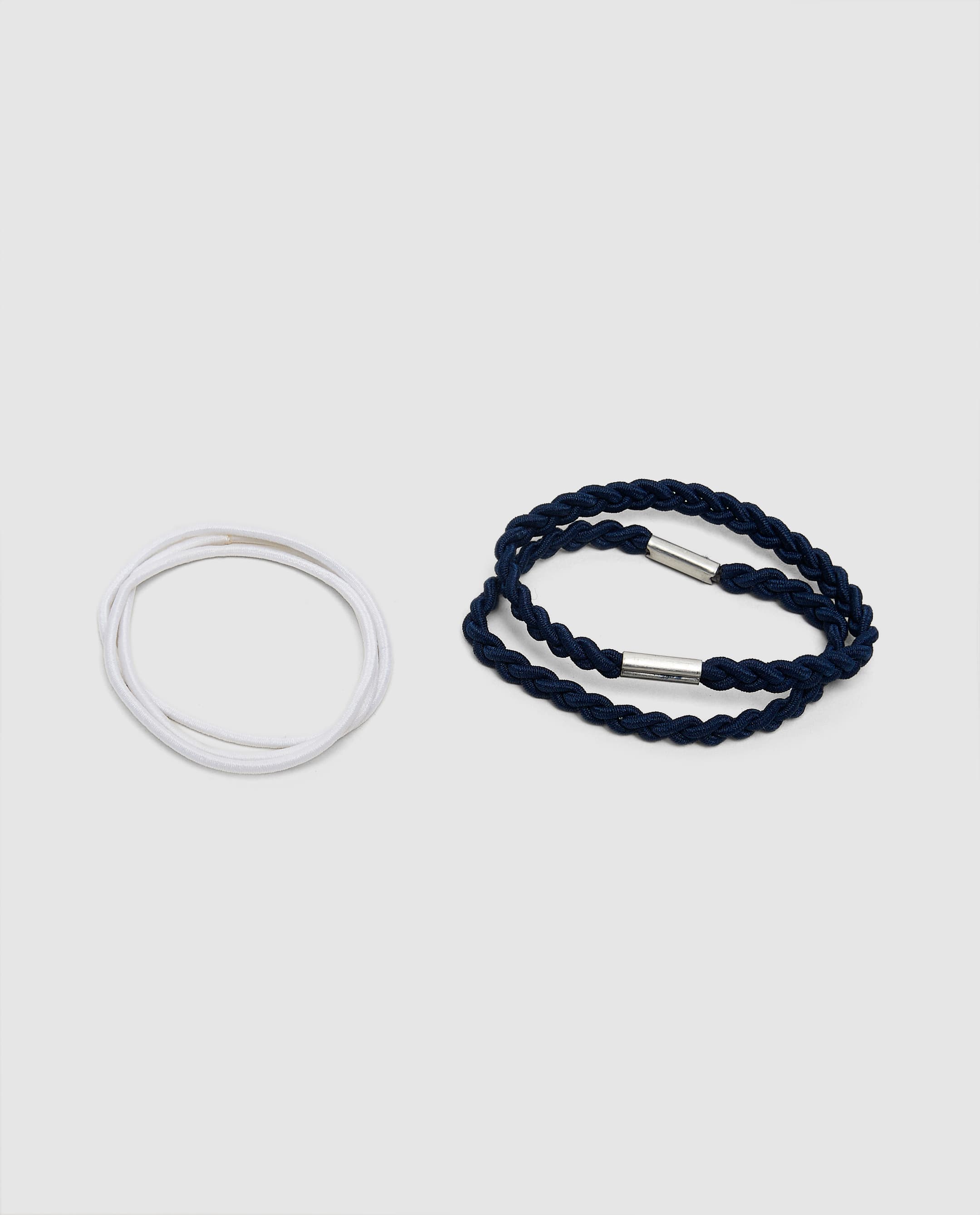 Bow Hair Tie Multipack 1,Navy thumbnail 5