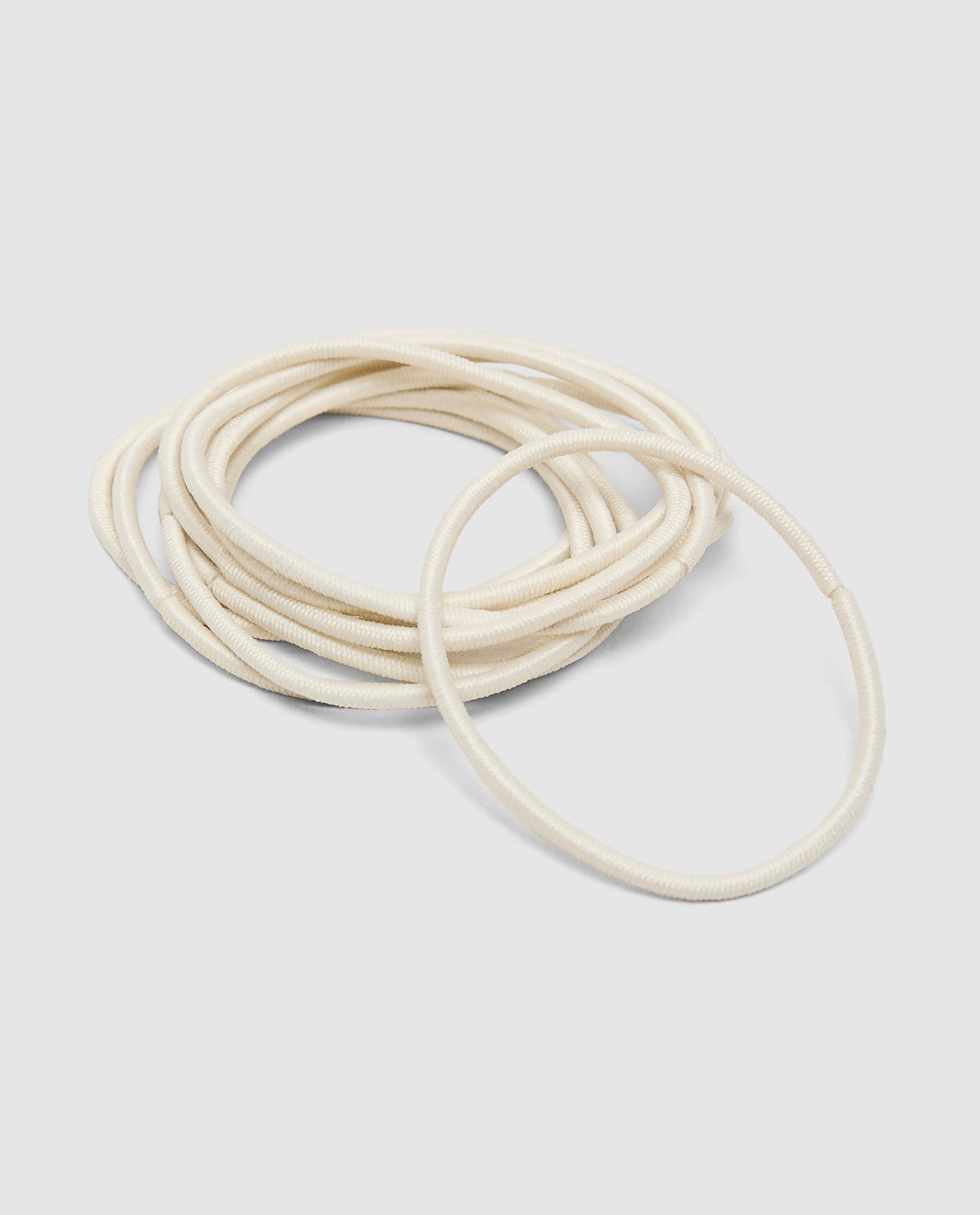Bow Hair Tie Multipack 2,Off-White thumbnail 4
