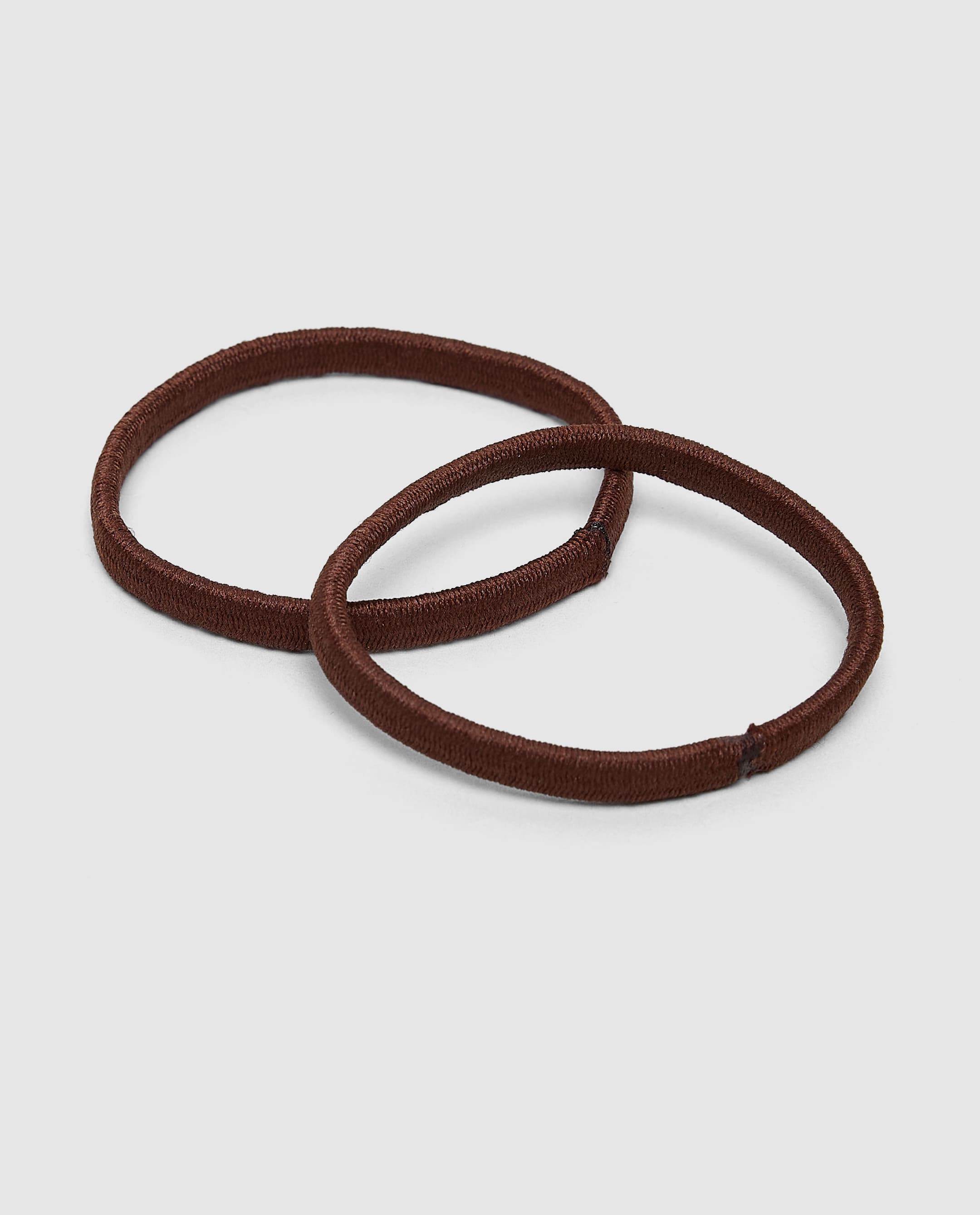 Bow Hair Tie Multipack 2,Brown thumbnail 3