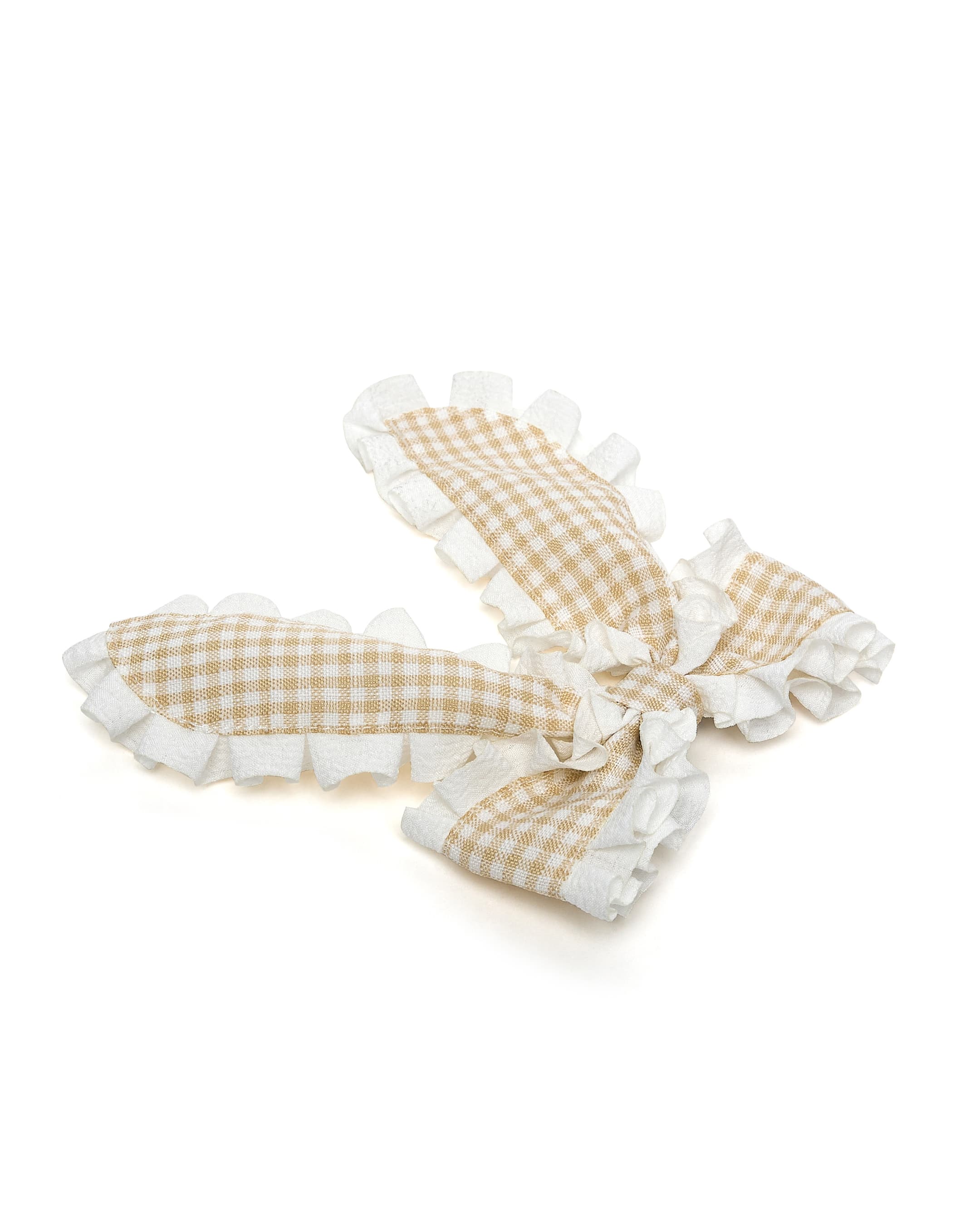  Bow Hair Tie,Off-White thumbnail 4