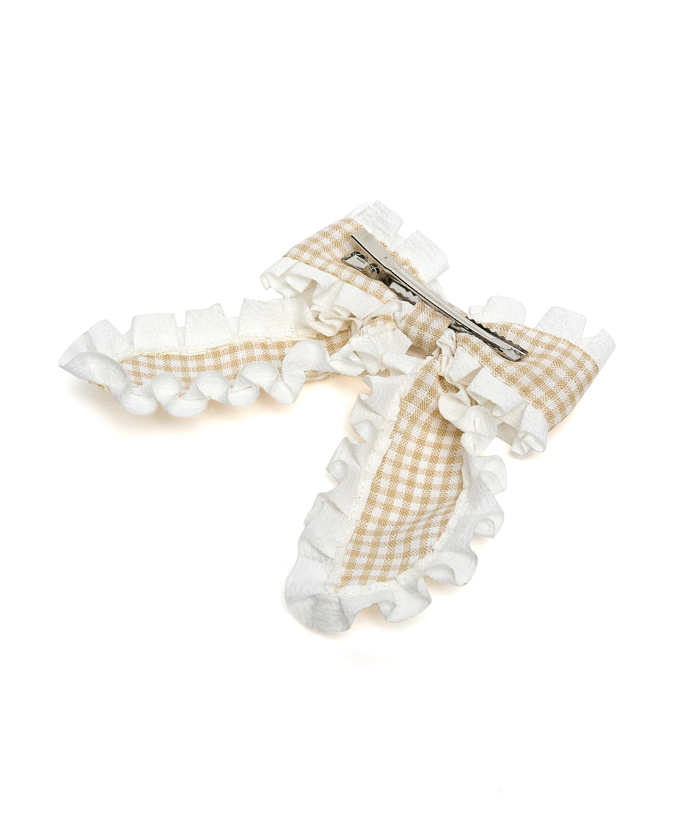  Bow Hair Tie,Off-White thumbnail 5