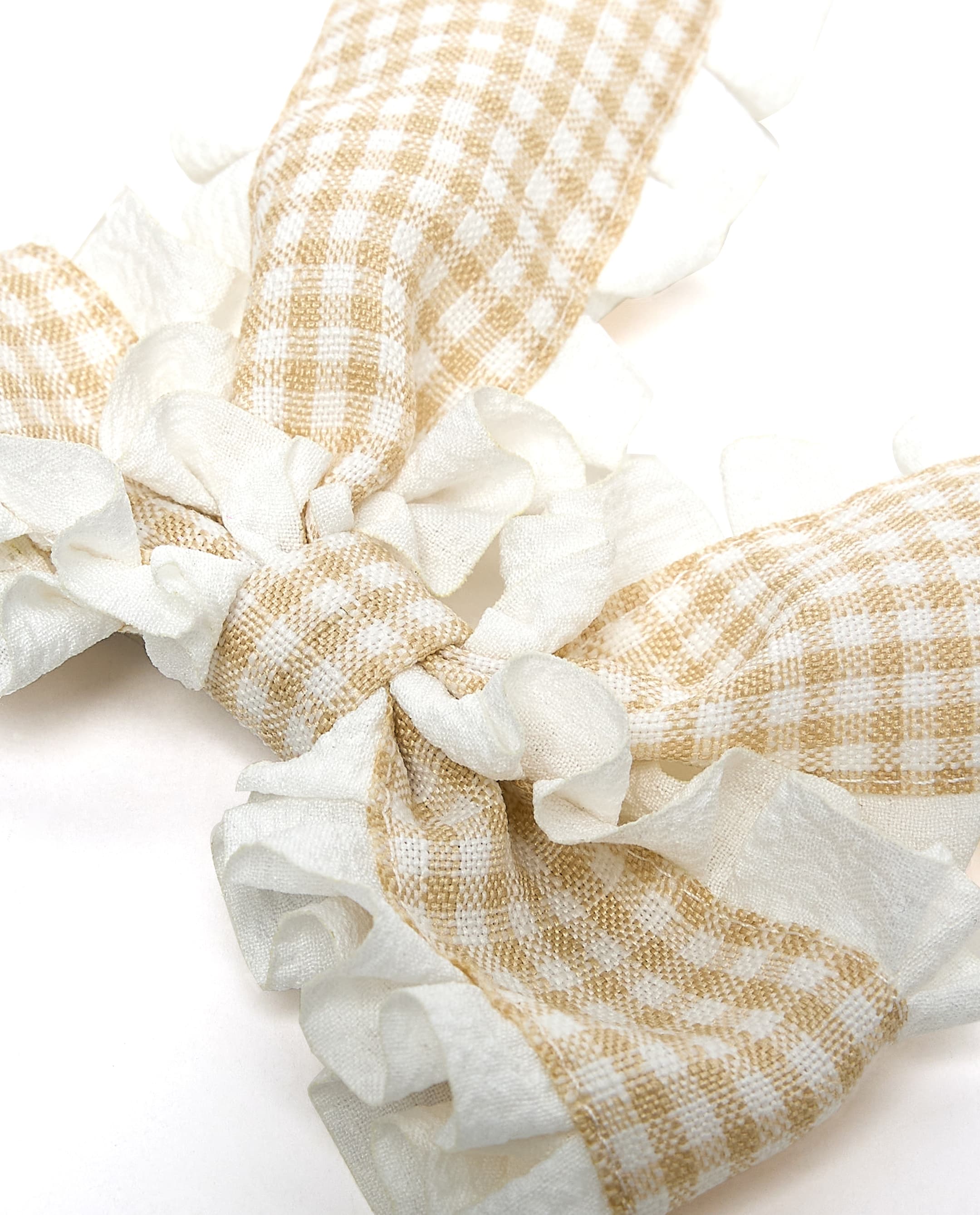  Bow Hair Tie,Off-White thumbnail 6