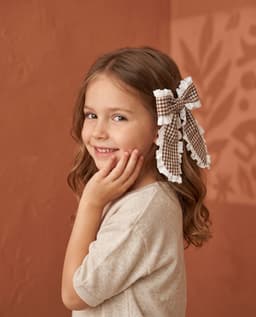  Bow Hair Tie,Brown