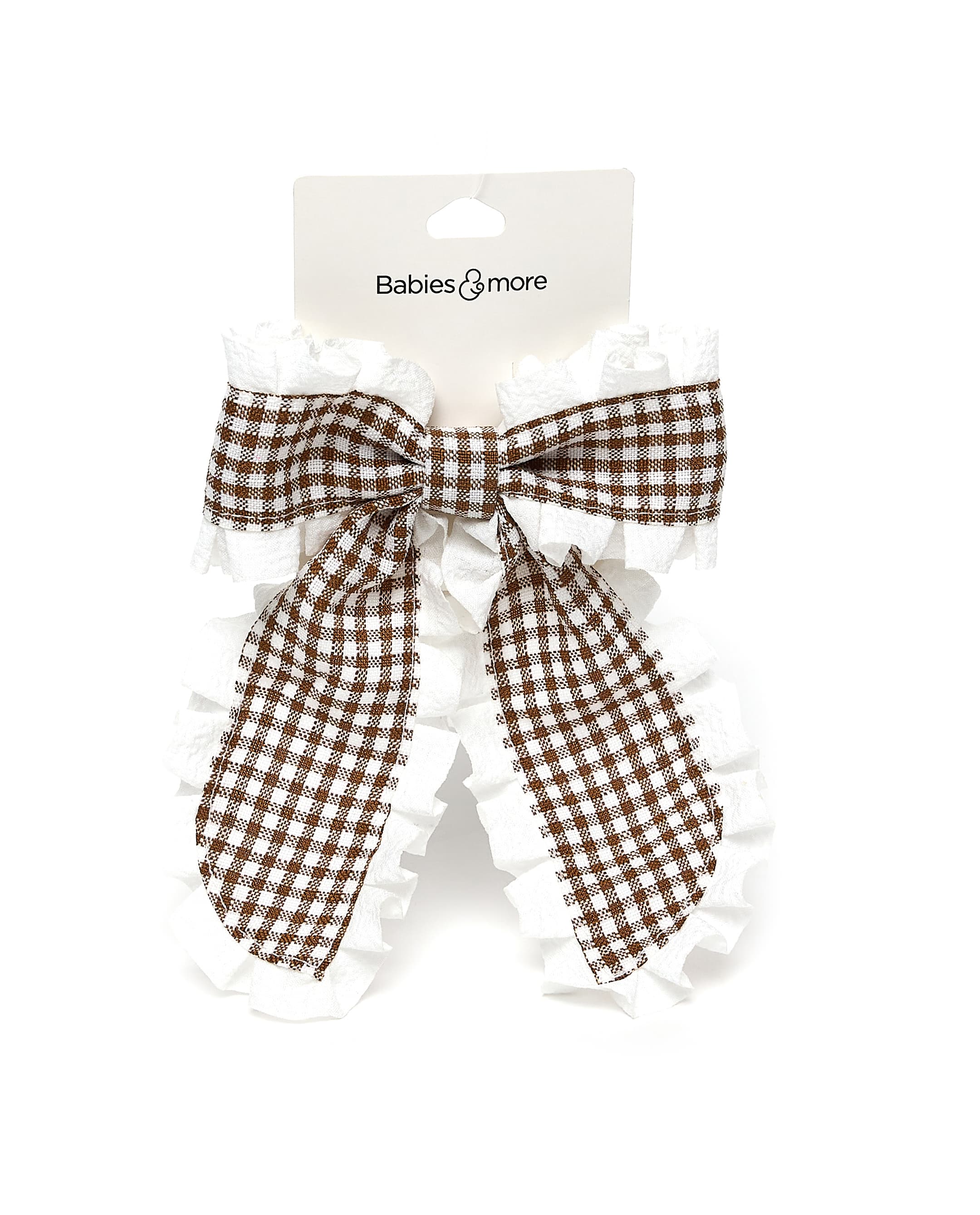  Bow Hair Tie,Brown thumbnail 3