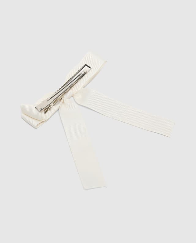Bow Hair Tie Multipack 3,Off-White thumbnail 4