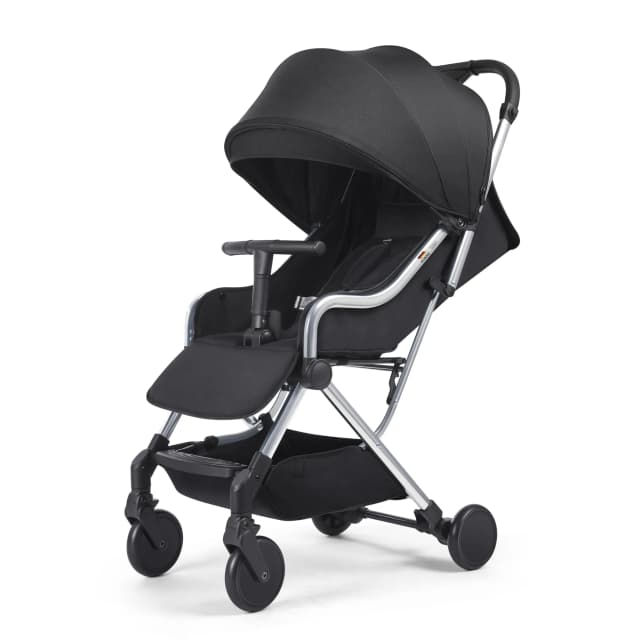 Gokke Compact Baby Stroller With 5 Point Safety Harness, Adjustable Handlebar, Suitable For Air Travel, 0-36 Months, Black - C102Abl thumbnail 1