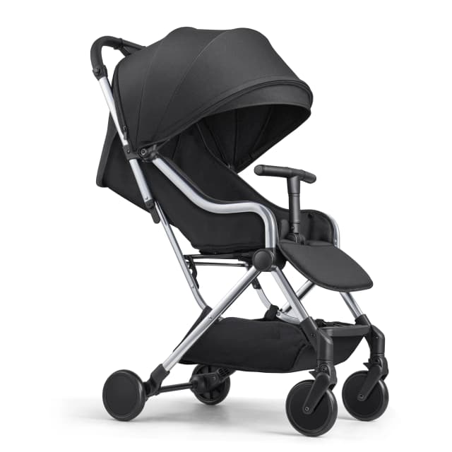 Gokke Compact Baby Stroller With 5 Point Safety Harness, Adjustable Handlebar, Suitable For Air Travel, 0-36 Months, Black - C102Abl thumbnail 3