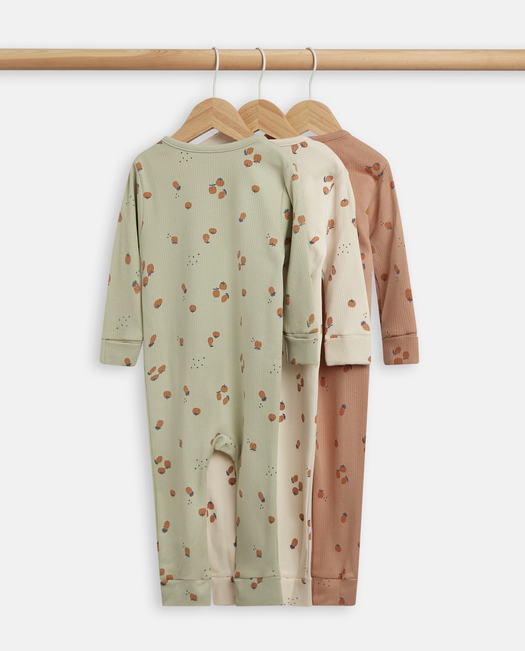 Babies and More - Pack of 3 Sleepsuits - Multi