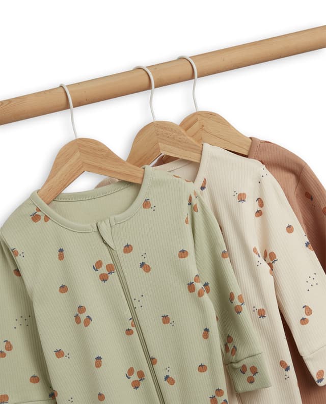 Babies and More - Pack of 3 Sleepsuits - Multi thumbnail 4