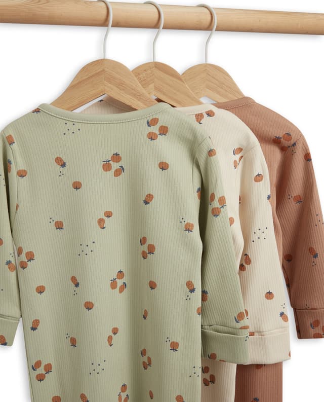 Babies and More - Pack of 3 Sleepsuits - Multi thumbnail 5