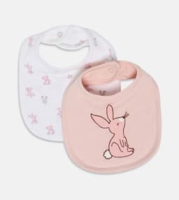 Babies & more 2-Pack Soft Cotton Bibs