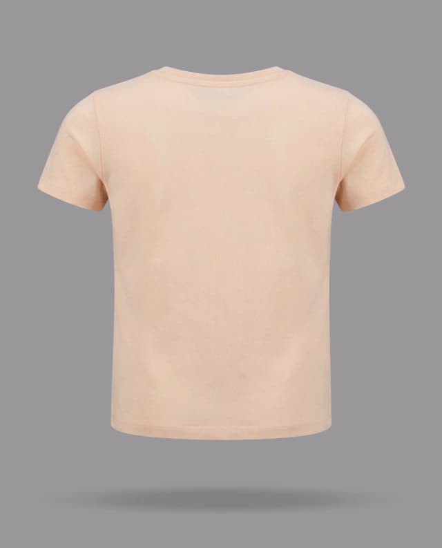 95% Cotton, 5% Elastane Flowers Print T-Shirt with Crew Neck and Short Sleeves thumbnail 4