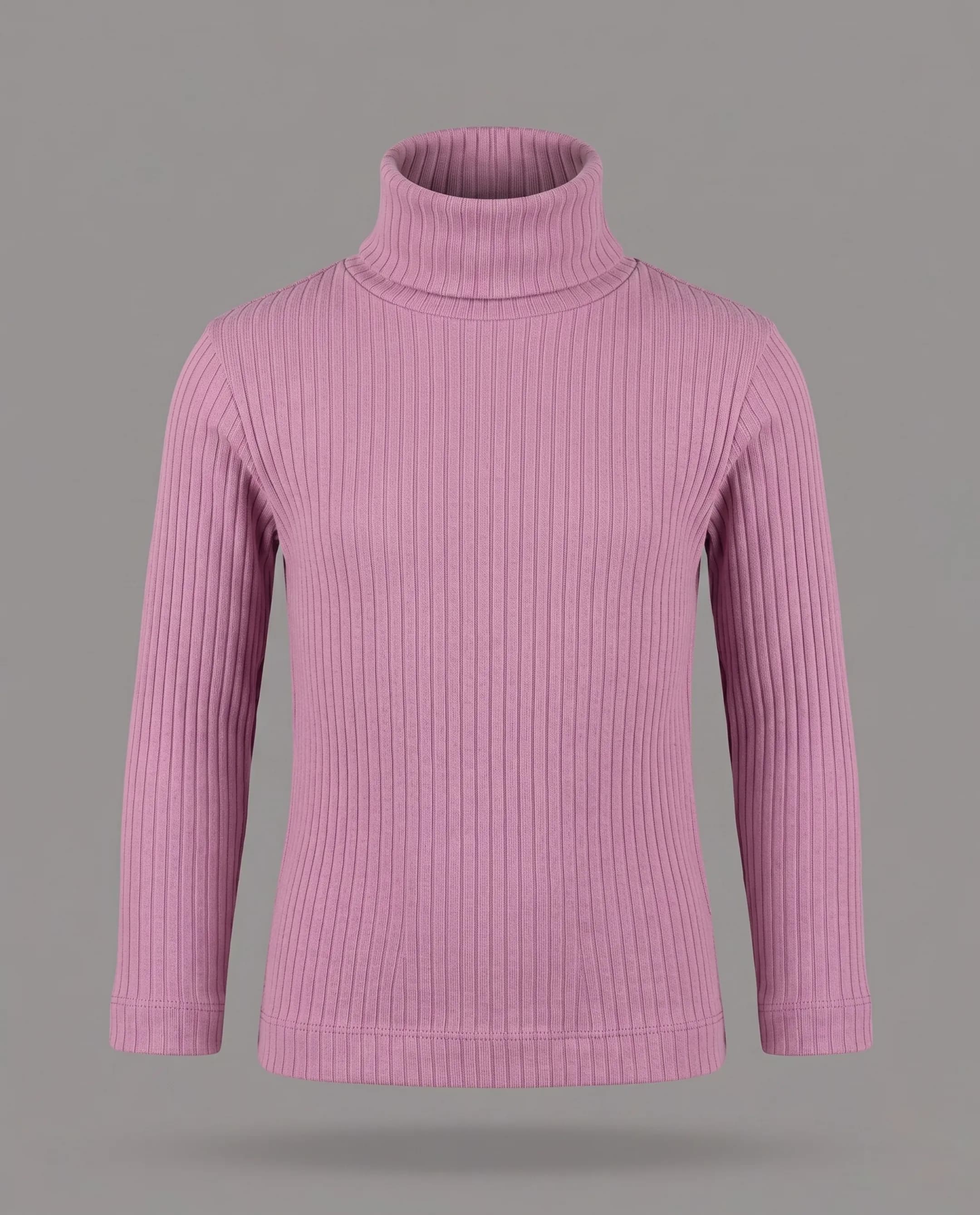 Ribbed High Neck Top