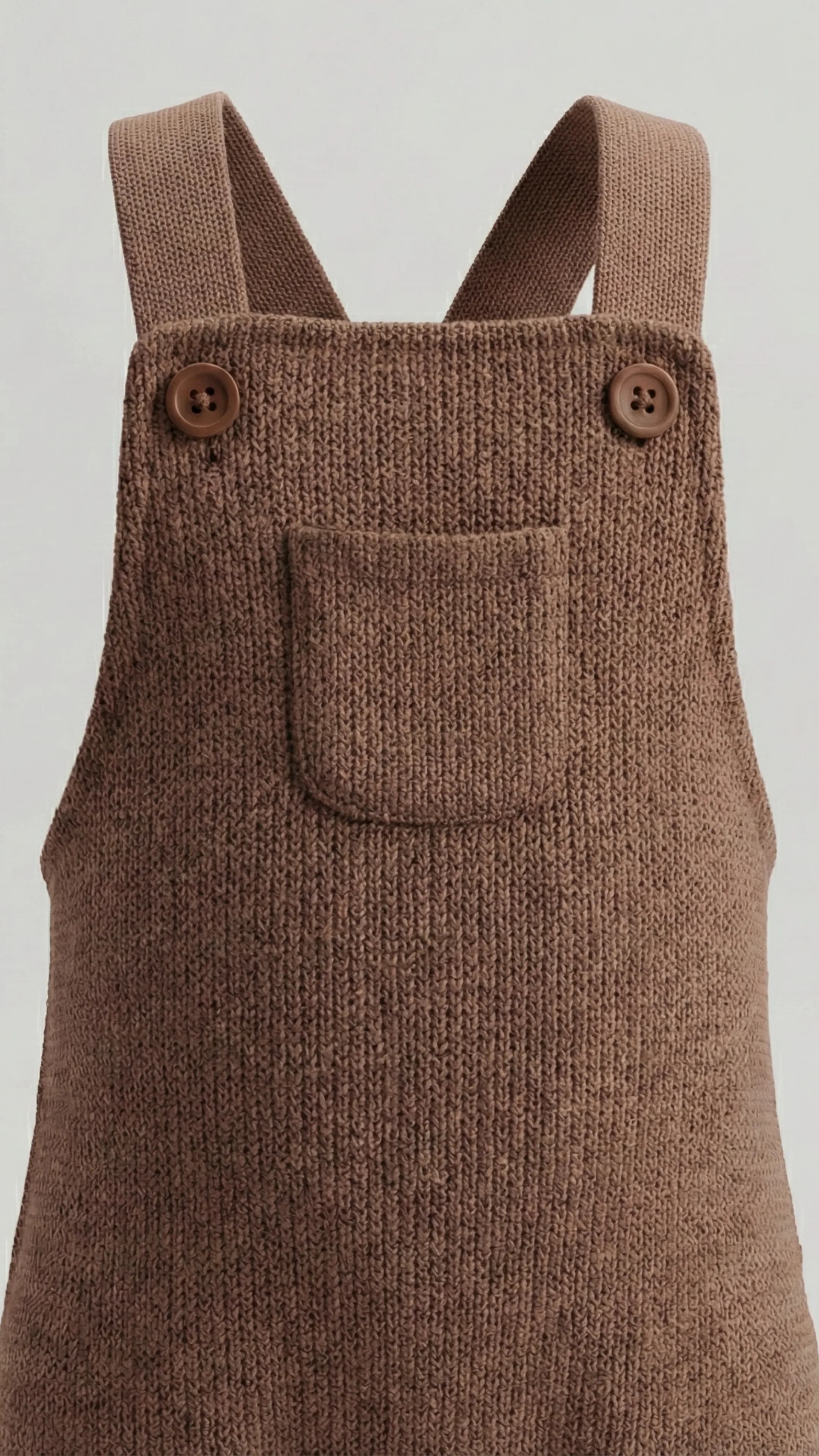 Babies and More Dungaree with Long Sleeve T-Shirt Set - Beige, Brown