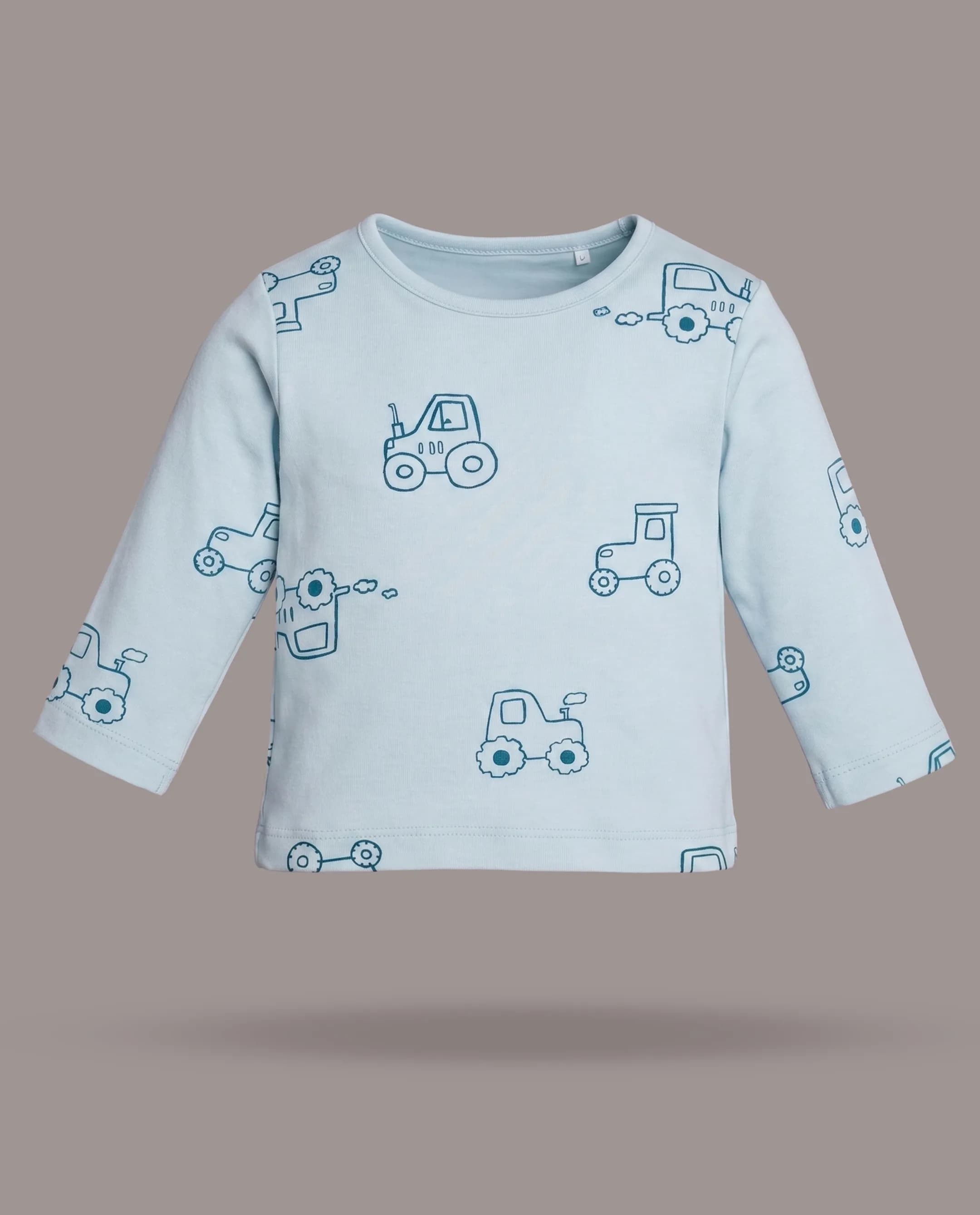 Printed Long Sleeves Pyjama Set thumbnail 3