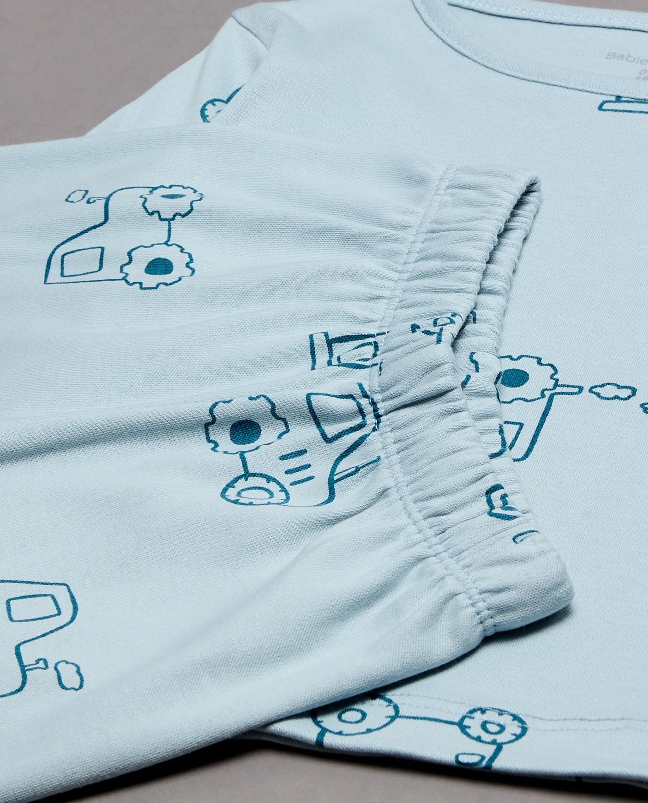 Printed Long Sleeves Pyjama Set thumbnail 7