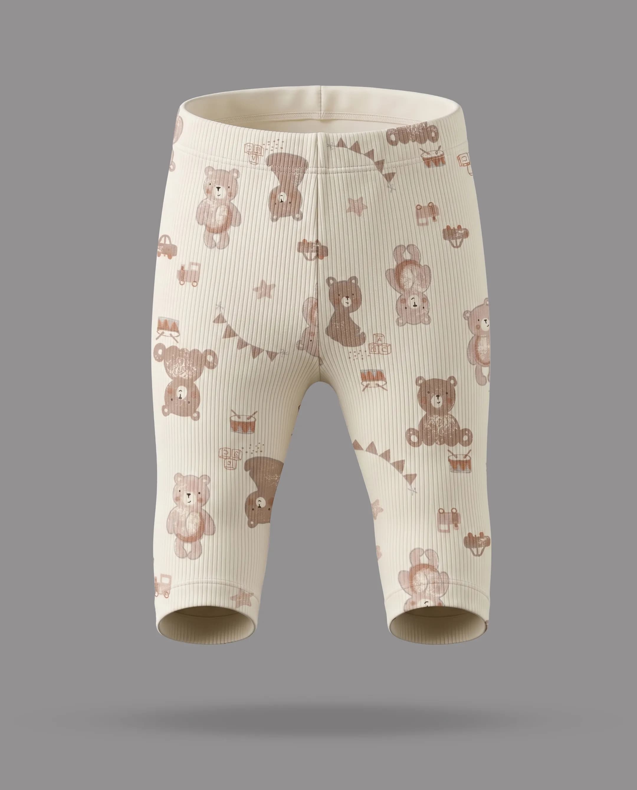 Teddy Printed Long Sleeves Pyjama Set