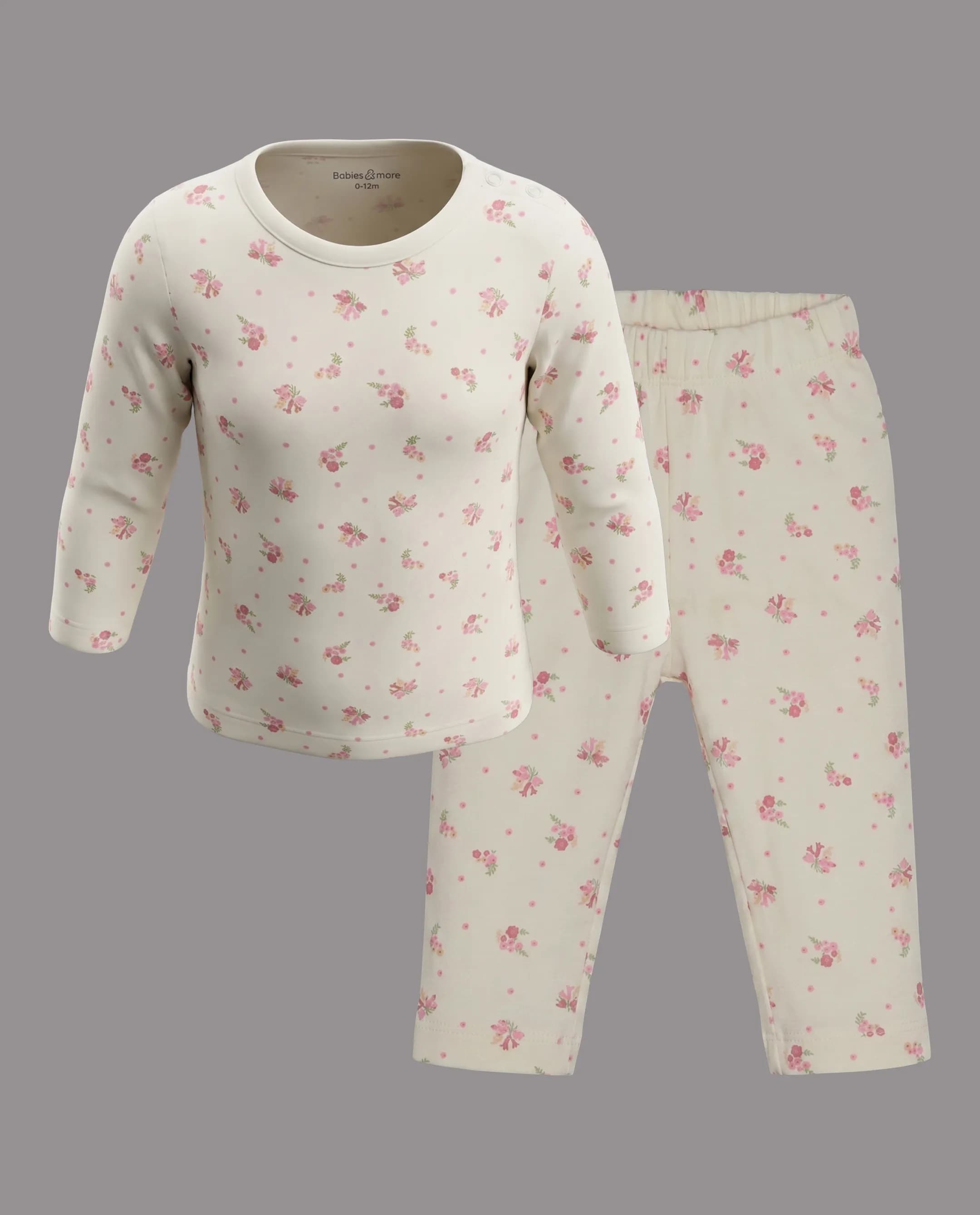 Printed Long Sleeves Pyjama Set