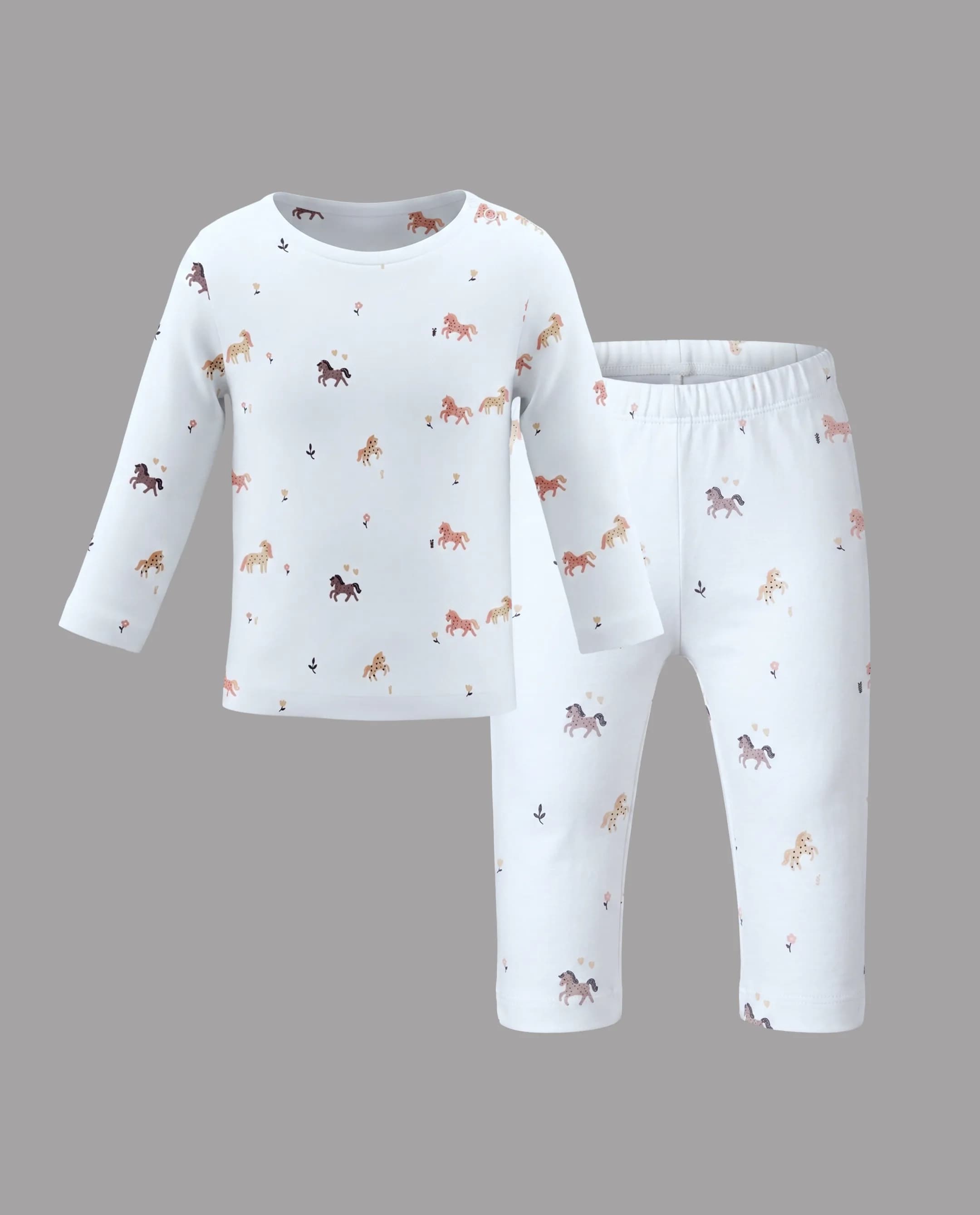 Printed Long Sleeves Pyjama Set