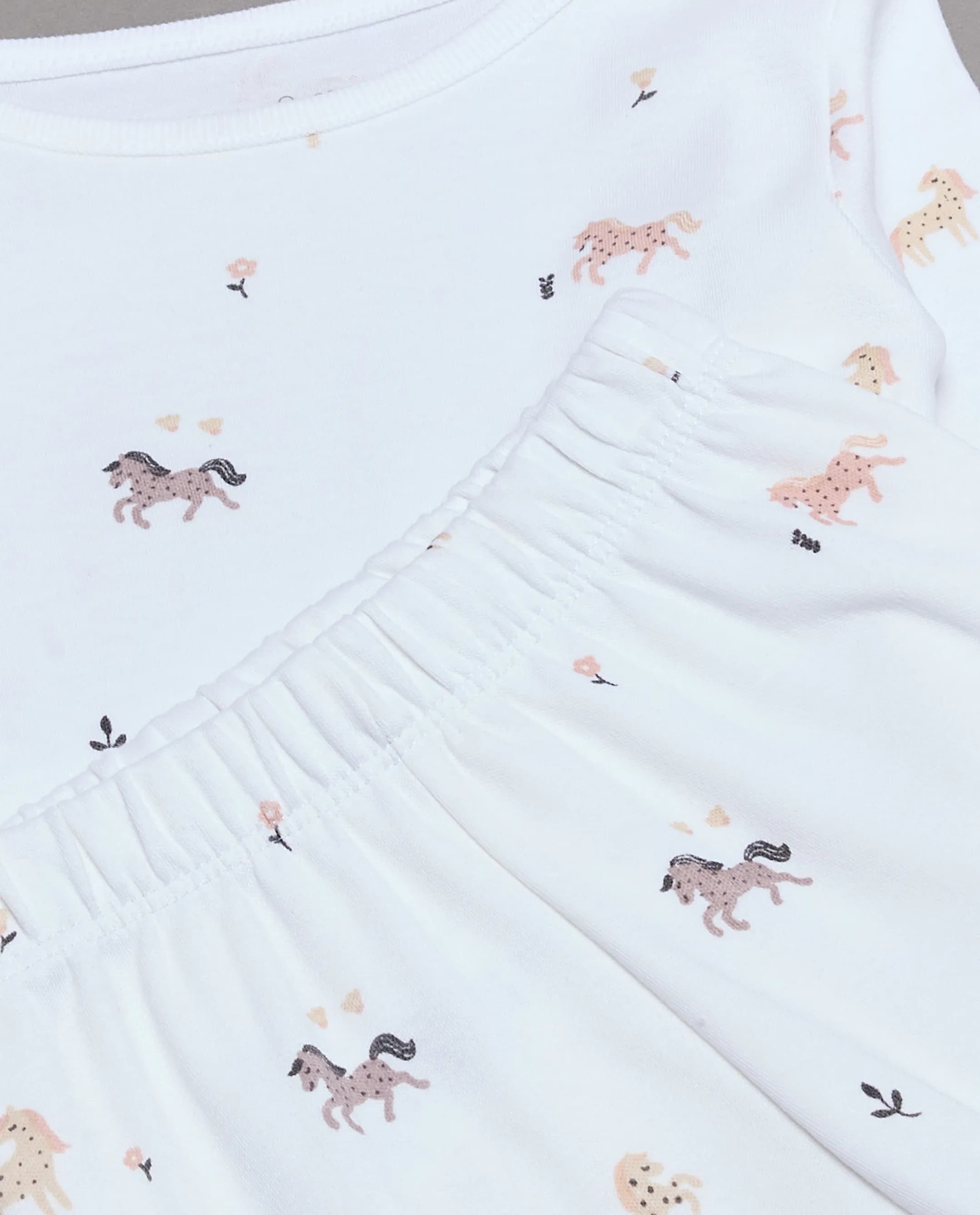 Printed Long Sleeves Pyjama Set
