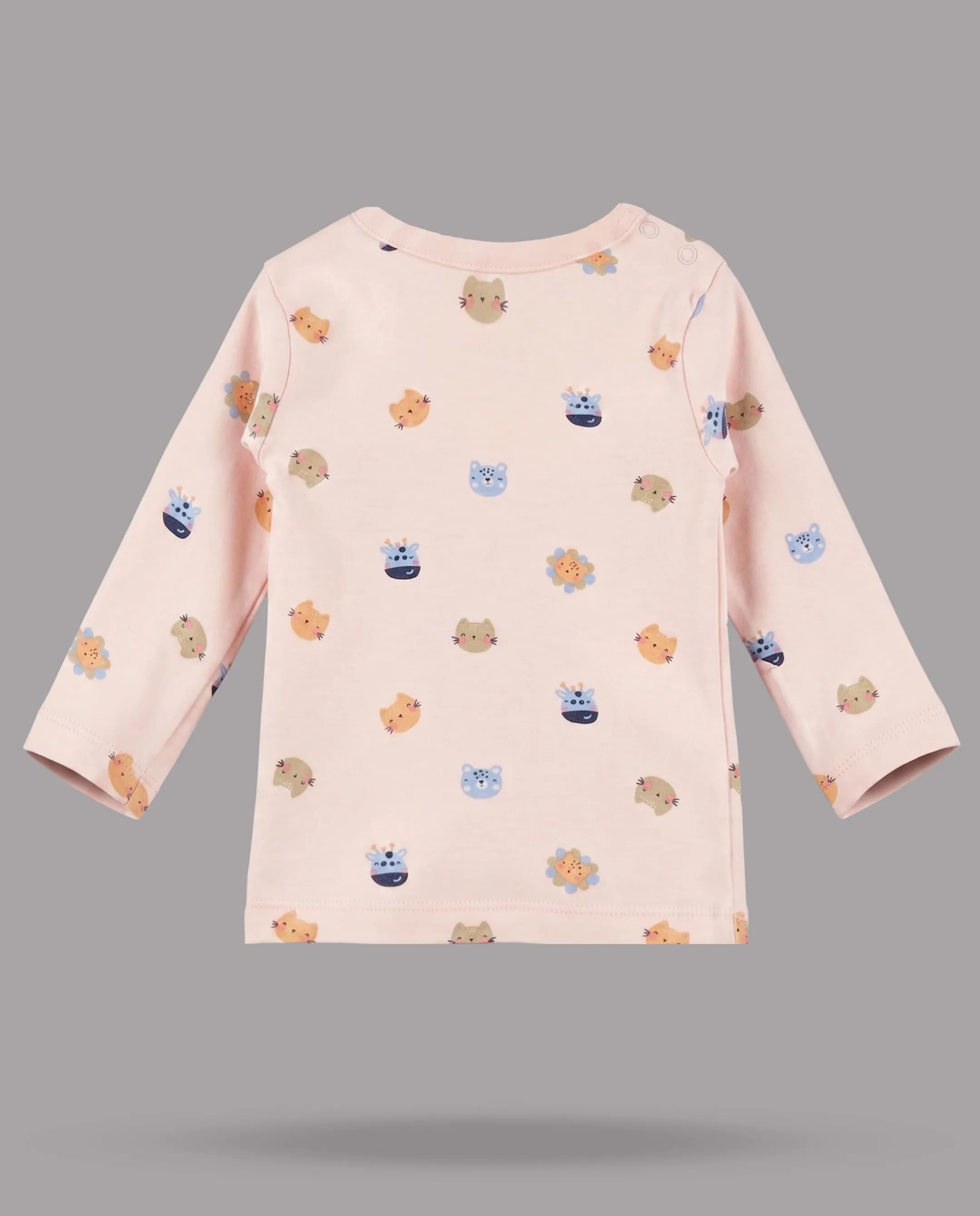 Printed Long Sleeves Pyjama Set
