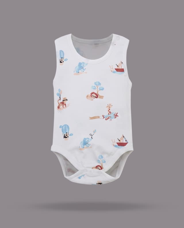 Multipack - 5Pk Sleeveless Bodysuit From Babies & more thumbnail 5